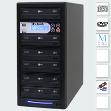 CopyBox 5 Duplicator Pro - cd dvd duplicatie toren multi session disks kopieren usb stick