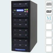 CopyBox 7 DVD Duplicator Stanard - tower duplicator zelf produceren dupliceren kopieren alle recordable rewritable cd dvd formaten